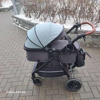 Коляска 2в1 Babyton Sandy Mint голубой: отзыв пользователя ДетМир