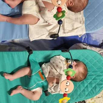 Шезлонг Mamagoods голубой: отзыв пользователя Детский Мир