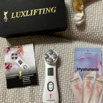 Прибор LUXLIFTING RF-лифтинг, EMS, микротоки, LED, увлажнение: отзыв пользователя Детский Мир