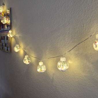 Новогодняя гирлянда FUTURINO Home Зимний шар 230 см: отзыв пользователя Детский Мир