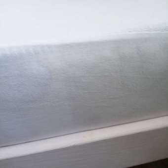 Наматрасник Mrs.Stretch Mr.Jersy Белый 160х80: отзыв пользователя Детский Мир