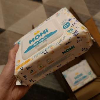 Влажные салфетки Momi 6 упак. 96 шт.: отзыв пользователя Детский Мир