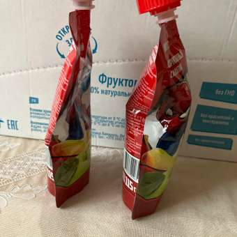 Пюре LEON baby Фруктовый салатик с 6 мес 115 г: отзыв пользователя Детский Мир