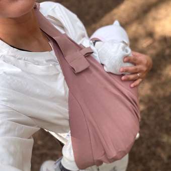 Переноска для новорожденных Timikbaby слинг розовый: отзыв пользователя Детский Мир