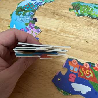 Пазл Бигр Буквы, цифры, цвета. УД150: отзыв пользователя Детский Мир