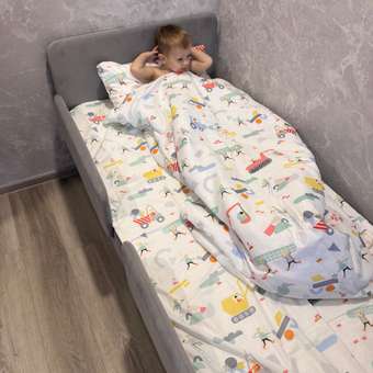 Комплект постельного белья FUTURINO Home Стройка 3 предмета бязь: отзыв пользователя Детский Мир