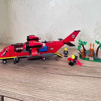 Конструктор LEGO City Пожарно-спасательный самолет 478 дет.: отзыв пользователя Детский Мир