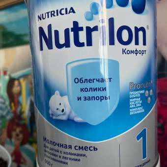 Смесь молочная Nutrilon Комфорт 1 900г с 0 месяцев: отзыв пользователя Детский Мир
