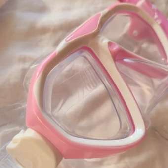 Маска для плавания детская с трубкой FitSmile розовый цвет: отзыв пользователя Детский Мир