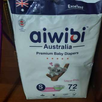 Подгузники AIWIBI Premium S 72 шт.: отзыв пользователя Детский Мир