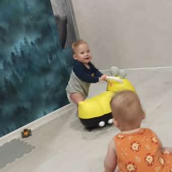 Каталка BabyGo Гусеница желтый: отзыв пользователя Детский Мир