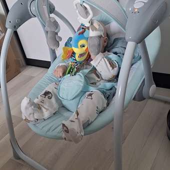 Качели TOMMY бирюзовый: отзыв пользователя Детский Мир