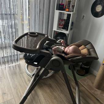 Стульчик для кормления Amarobaby Gourmet коричневый: отзыв пользователя Детский Мир