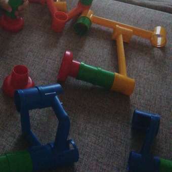 Конструктор BAUER Весёлые горки 56 дет.: отзыв пользователя Детский Мир