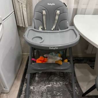 Стульчик для кормления BabyGo Bueno New серый: отзыв пользователя Детский Мир