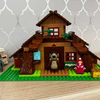 Конструктор QMAN Маша и Медведь 113 дет.: отзыв пользователя Детский Мир