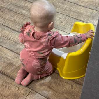 Горшок Babyton Throne желтый: отзыв пользователя Детский Мир