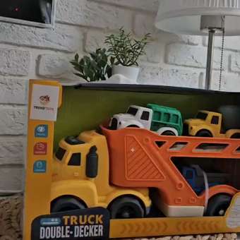 Автовоз TrendToys Большой с машинками: отзыв пользователя Детский Мир