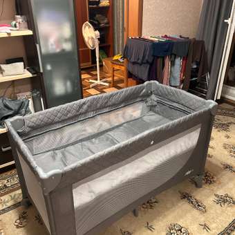 Манеж кровать MOWbaby Play plus, grey серый: отзыв пользователя Детский Мир