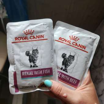 Корм для кошек ROYAL CANIN renal с рыбой 85г пауч: отзыв пользователя. Зоомагазин Зоозавр