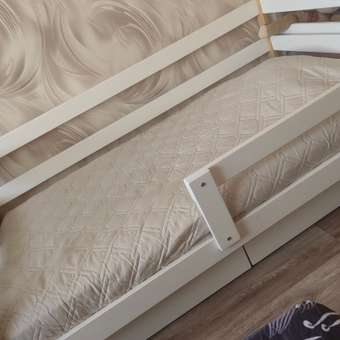 Покрывало Mrs.Stretch Mr.Jersy Серый/молочный 150 x 210 см: отзыв пользователя Детский Мир