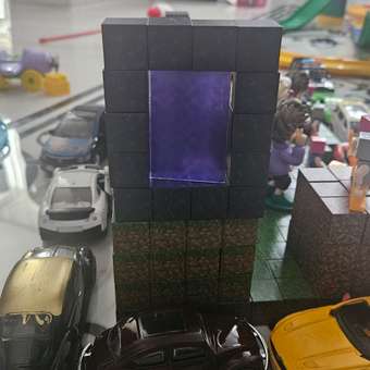 Конструктор BAZUMI с фигурками кубики майнкрафт магнитный 384 дет.: отзыв пользователя Детский Мир