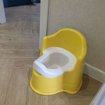 Горшок Babyton Throne желтый: отзыв пользователя ДетМир