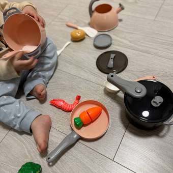 Игрушка TrendToys продукты, посуда 42 предм.: отзыв пользователя Детский Мир