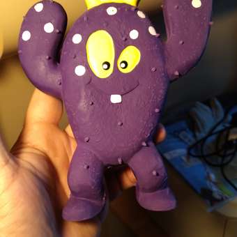 Игрушка для собак Barbaks Кракозябра с пищалкой латекс 17см: отзыв пользователя. Зоомагазин Зоозавр