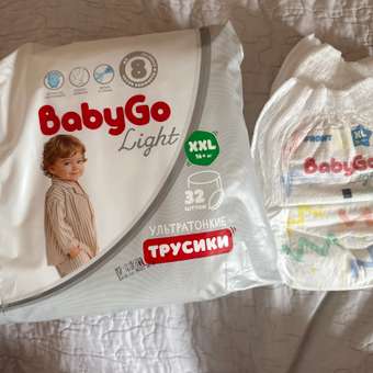 Трусики BabyGo ультратонкие 6 (16+кг) 32 шт.: отзыв пользователя Детский Мир