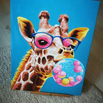 Картина по номерам Это просто шедевр Радостный жираф в ассортименте: отзыв пользователя Детский Мир