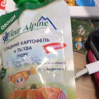 Пюре Fleur Alpine Сладкий картофель и тыква с 5 мес 90 г: отзыв пользователя Детский Мир