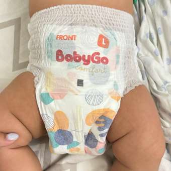 Трусики BabyGo Comfort L (9-14 кг) 44 шт.: отзыв пользователя Детский Мир