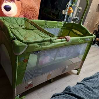 Манеж кровать Babyton Dreamy Green: отзыв пользователя Детский Мир