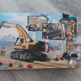 Конструктор LEGO City Желтый строительный экскаватор 633 дет.: отзыв пользователя Детский Мир