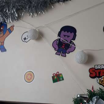 Многоразовые Мега наклейки BrawlStars Спайк Фрэнк Тара Леон для детей декор стикерами Мега: отзыв пользователя Детский Мир