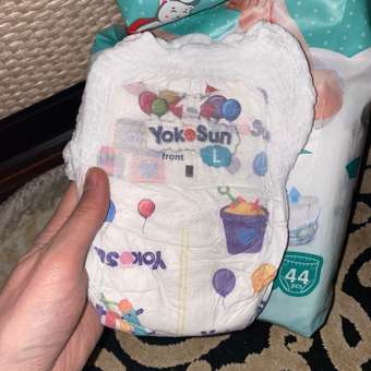 Трусики YokoSun Lucky L (9-14 кг) 44 шт.: отзыв пользователя Детский Мир