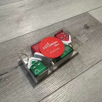 Ёлочные украшения FUTURINO Home Зимние домики 4 шт.: отзыв пользователя Детский Мир