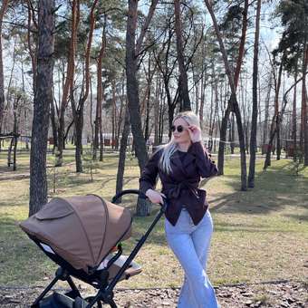 Коляска прогулочная MOWbaby Amber коричневый: отзыв пользователя Детский Мир