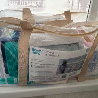 Сумка в роддом ROXY-KIDS прозрачная цвет бежевый: отзыв пользователя Детский Мир