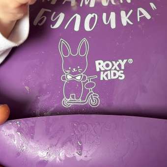 Нагрудник ROXY-KIDS силикон: отзыв пользователя Детский Мир
