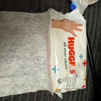 Влажные салфетки Huggies All over clean 56 шт.: отзыв пользователя ДетМир
