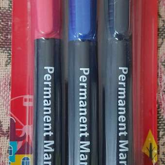 Маркеры Erhaft перманентные 3 шт.: отзыв пользователя ДетМир