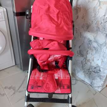 Коляска прогулочная Babyton City Red красный: отзыв пользователя Детский Мир