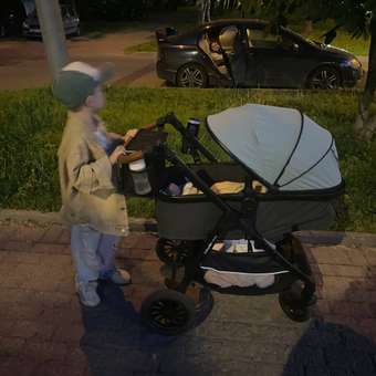 Коляска 2в1 Babyton Sandy Mint голубой: отзыв пользователя ДетМир