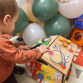 Игрушка KimToys бизиборд Домик: отзыв пользователя Детский Мир
