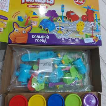 Тесто для лепки Attivio Большой город 5 цв.: отзыв пользователя Детский Мир