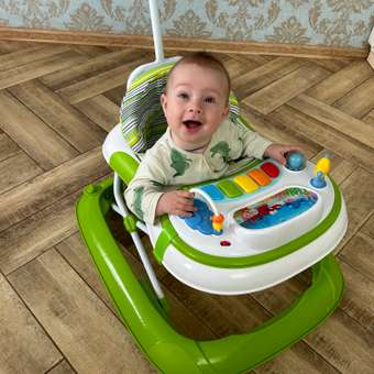 Ходунки Babyton зеленый с ручкой: отзыв пользователя Детский Мир