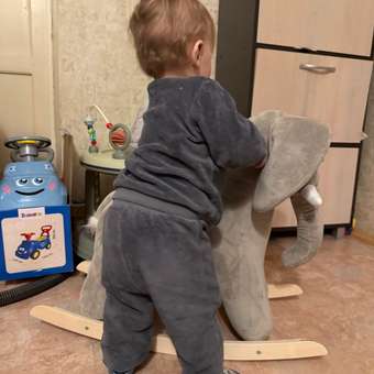 Качалка Нижегородская игрушка Слон серый: отзыв пользователя Детский Мир
