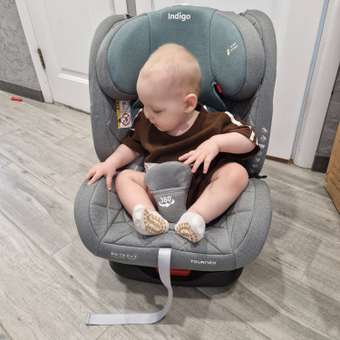 Автокресло Indigo Tourneo Isofix 0+/1/2/3 (0-36 кг) серый: отзыв пользователя Детский Мир